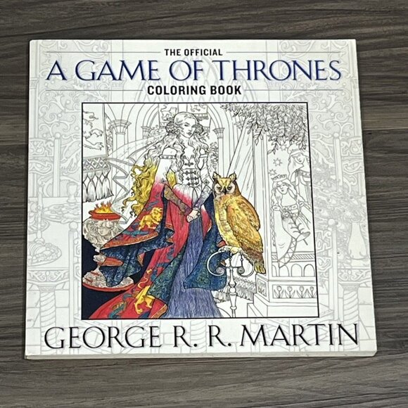 2015 The Official Game Of Thrones Coloring Book George R R Martin Clean Pages - Picture 1 of 16